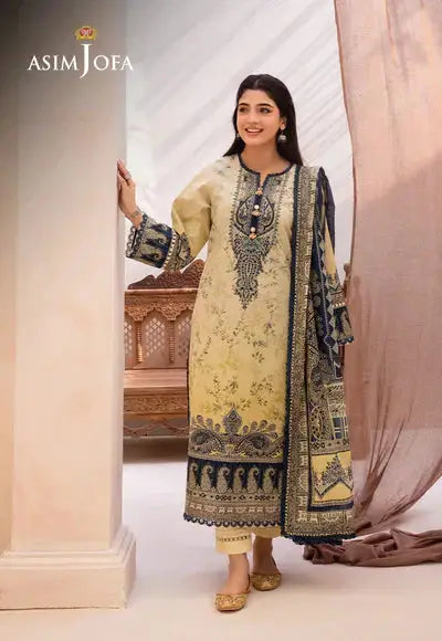Asim Jofa | Prints Essentials | AJUB-15 - Pakistani Designer Dress - by Asim Jofa | Type: Luxury - 100% Original at Saira Sultan