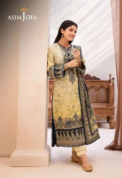 Asim Jofa | Prints Essentials | AJUB-15 - Pakistani Designer Dress - by Asim Jofa | Type: Luxury - 100% Original at Saira Sultan