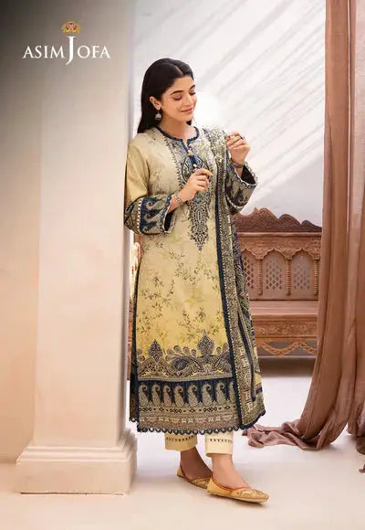 Asim Jofa | Prints Essentials | AJUB-15 - Pakistani Designer Dress - by Asim Jofa | Type: Luxury - 100% Original at Saira Sultan