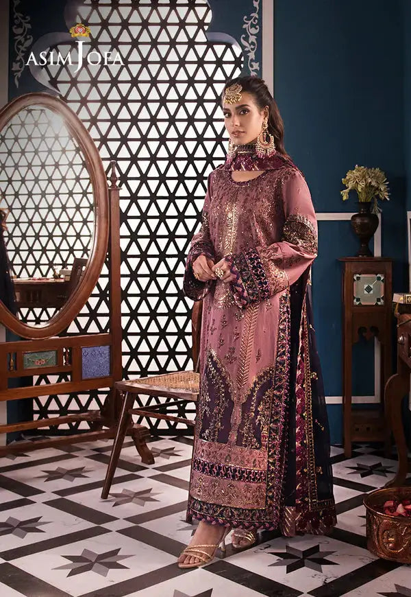 Asim Jofa | Fasana e Ishq Eid Luxury Lawn | AJFI-22 - Pakistani Designer Dress - by Asim Jofa | Type: Luxury - 100% Original at Saira Sultan