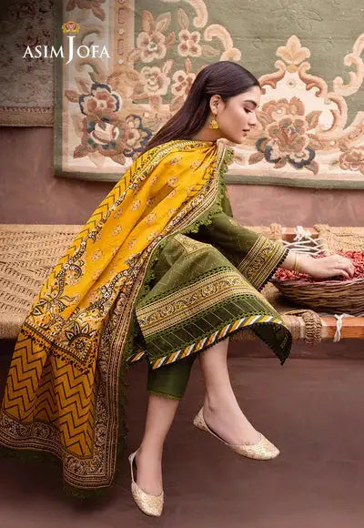 Asim Jofa | Prints Essentials | AJUB-01 - Pakistani Designer Dress - by Asim Jofa | Type: Luxury - 100% Original at Saira Sultan
