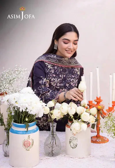 Asim Jofa | Prints Essentials | AJUB-08 - Pakistani Designer Dress - by Asim Jofa | Type: Luxury - 100% Original at Saira Sultan