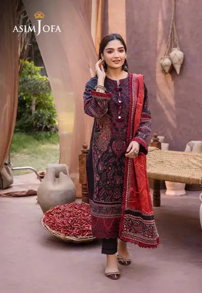 Asim Jofa | Prints Essentials | AJUB-12 - Pakistani Designer Dress - by Asim Jofa | Type: Luxury - 100% Original at Saira Sultan
