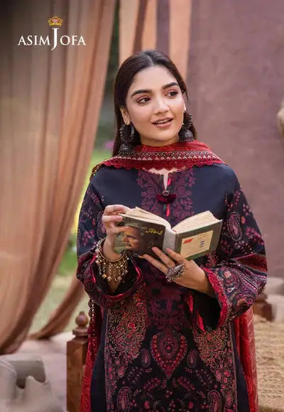 Asim Jofa | Prints Essentials | AJUB-12 - Pakistani Designer Dress - by Asim Jofa | Type: Luxury - 100% Original at Saira Sultan