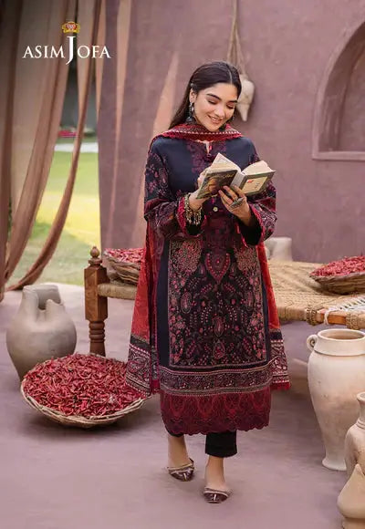 Asim Jofa | Prints Essentials | AJUB-12 - Pakistani Designer Dress - by Asim Jofa | Type: Luxury - 100% Original at Saira Sultan