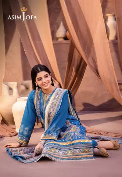 Asim Jofa | Prints Essentials | AJUB-16 - Pakistani Designer Dress - by Asim Jofa | Type: Luxury - 100% Original at Saira Sultan