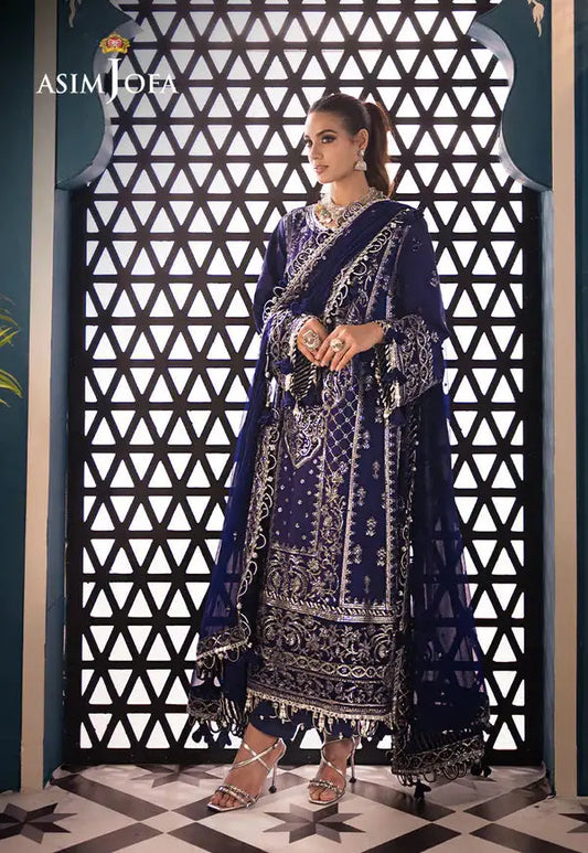 Asim Jofa | Fasana e Ishq Eid Luxury Lawn | AJFI-25 - Pakistani Designer Dress - by Asim Jofa | Type: Luxury - 100% Original at Saira Sultan