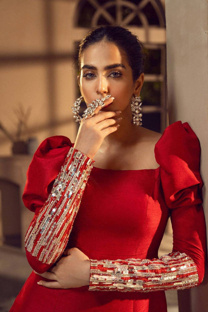 Caia | Pret Collection | CERISE - Pakistani Designer Dress - by Caia | Type: Formal - 100% Original at Saira Sultan