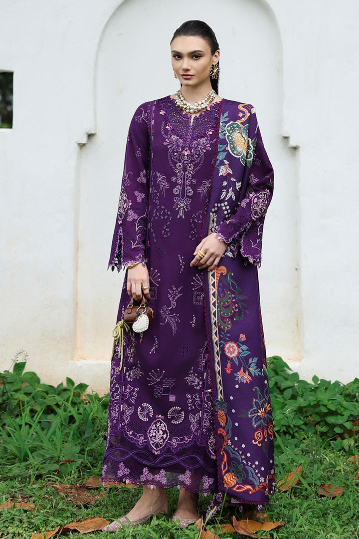 Qalamkar | Q Linen 25 | KL-15 IRIS - Pakistani Designer Dress - by Qalamkar - Type : Ladies Clothes - 100% Original at Saira Sultan