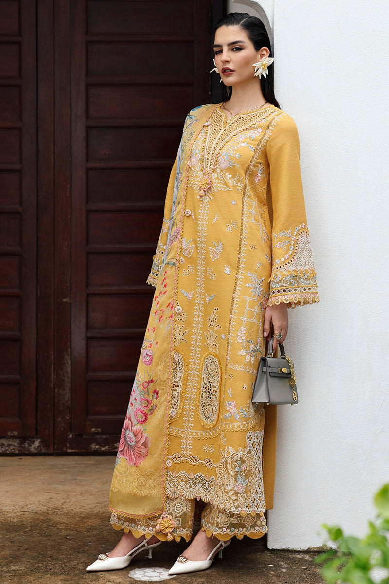 Qalamkar | Q Linen 25 | KL-06 GLEAM - Pakistani Designer Dress - by Qalamkar - Type : Ladies Clothes - 100% Original at Saira Sultan