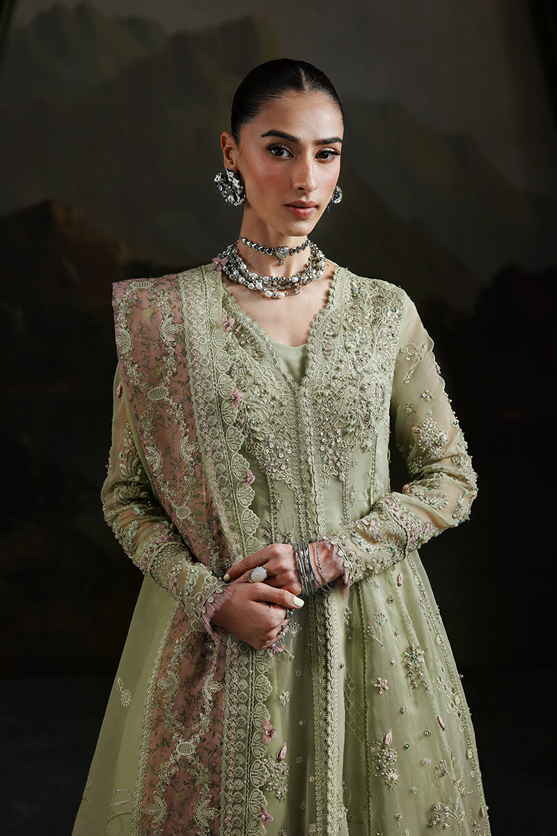 Qalamkar | Elirah Formals 25 | MF-02 SAGE AURA - Pakistani Designer Dress - by Qalamkar - Type : Ladies Clothes - 100% Original at Saira Sultan