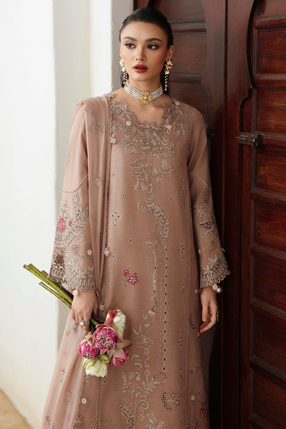 Qalamkar | Q Linen 25 | KL-14 DUSK - Pakistani Designer Dress - by Qalamkar - Type : Ladies Clothes - 100% Original at Saira Sultan
