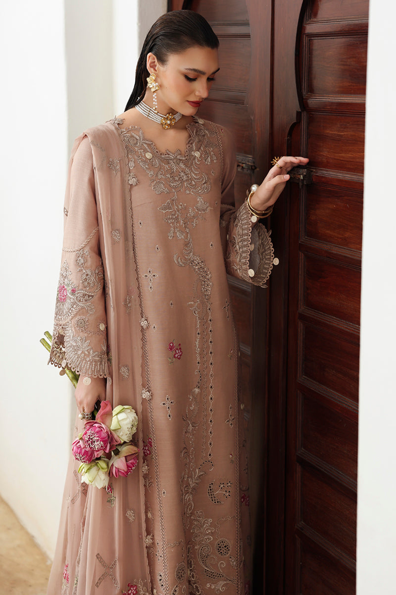 Qalamkar | Q Linen 25 | KL-14 DUSK - Pakistani Designer Dress - by Qalamkar - Type : Ladies Clothes - 100% Original at Saira Sultan