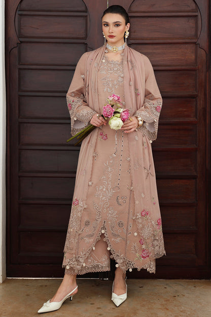 Qalamkar | Q Linen 25 | KL-14 DUSK - Pakistani Designer Dress - by Qalamkar - Type : Ladies Clothes - 100% Original at Saira Sultan
