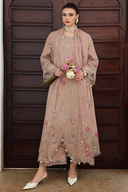 Qalamkar | Q Linen 25 | KL-14 DUSK - Pakistani Designer Dress - by Qalamkar - Type : Ladies Clothes - 100% Original at Saira Sultan