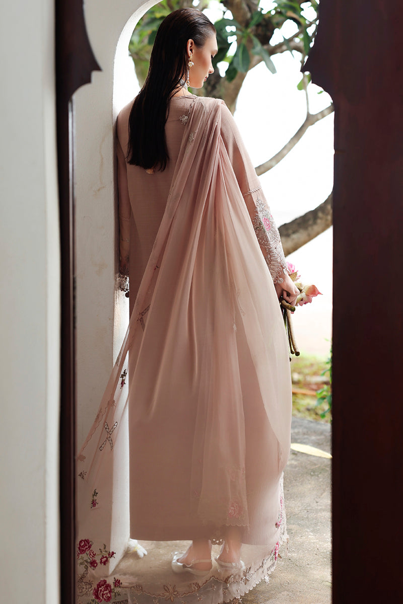 Qalamkar | Q Linen 25 | KL-14 DUSK - Pakistani Designer Dress - by Qalamkar - Type : Ladies Clothes - 100% Original at Saira Sultan