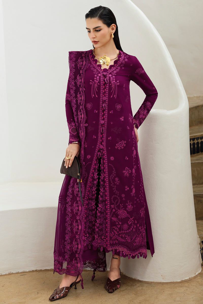 Qalamkar | Q Linen 25 | KL-01 VEYRAH - Pakistani Designer Dress - by Qalamkar - Type : Ladies Clothes - 100% Original at Saira Sultan