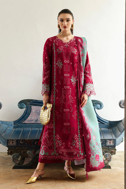 Qalamkar | Q Linen 25 | KL-12 ROOHI - Pakistani Designer Dress - by Qalamkar - Type : Ladies Clothes - 100% Original at Saira Sultan