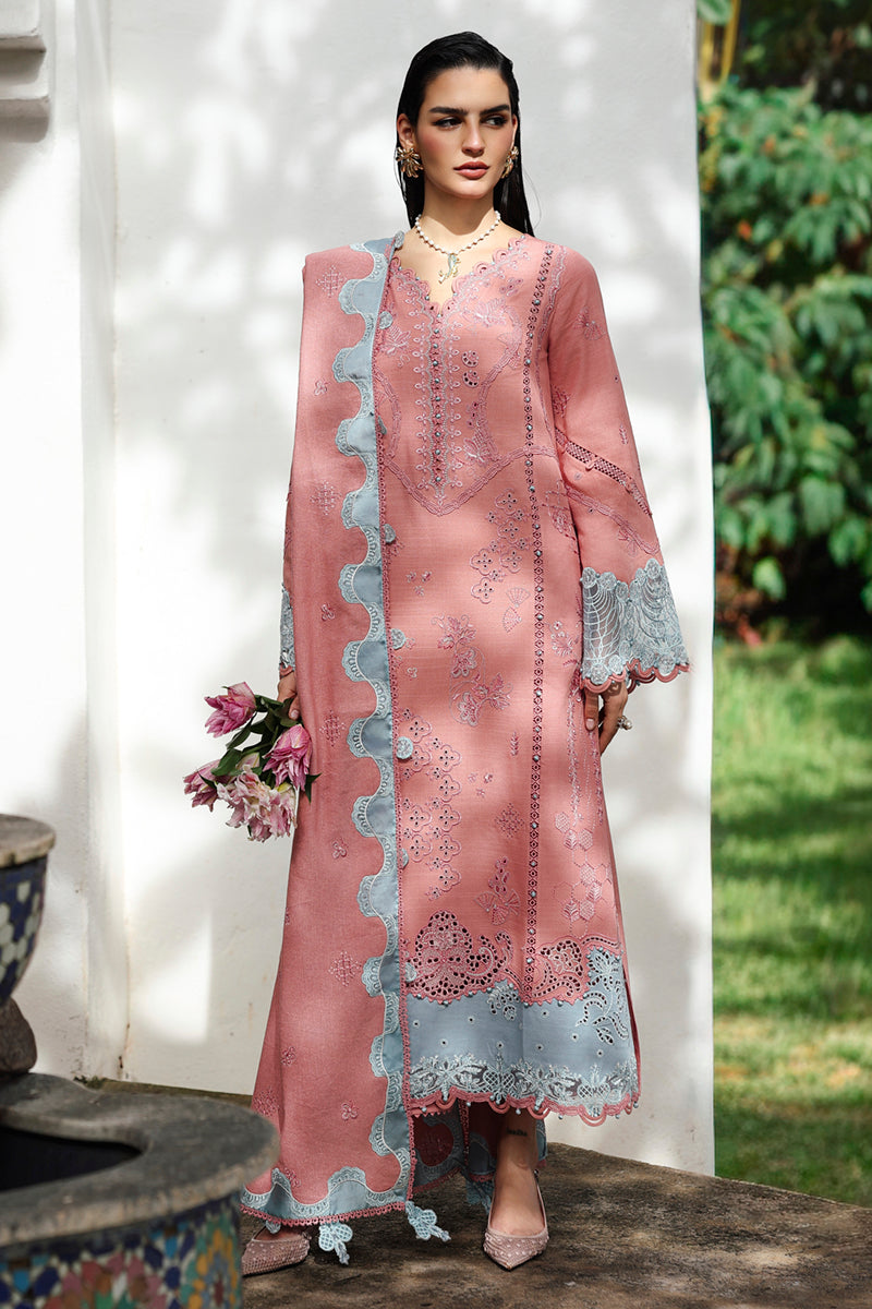Qalamkar | Q Linen 25 | KL-10 FAYE - Pakistani Designer Dress - by Qalamkar - Type : Ladies Clothes - 100% Original at Saira Sultan