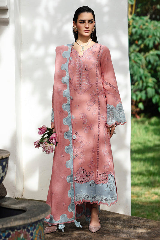Qalamkar | Q Linen 25 | KL-10 FAYE - Pakistani Designer Dress - by Qalamkar - Type : Ladies Clothes - 100% Original at Saira Sultan