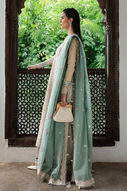 Qalamkar | Q Linen 25 | KL-07 WHISPER - Pakistani Designer Dress - by Qalamkar - Type : Ladies Clothes - 100% Original at Saira Sultan