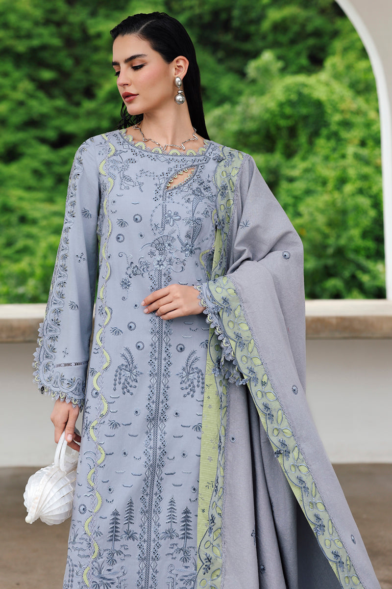 Qalamkar | Q Linen 25 | KL-13 SAAHIL - Pakistani Designer Dress - by Qalamkar - Type : Ladies Clothes - 100% Original at Saira Sultan