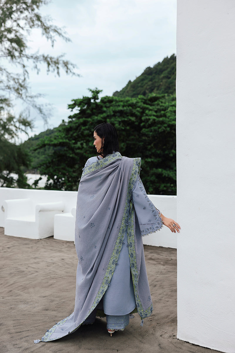 Qalamkar | Q Linen 25 | KL-13 SAAHIL - Pakistani Designer Dress - by Qalamkar - Type : Ladies Clothes - 100% Original at Saira Sultan