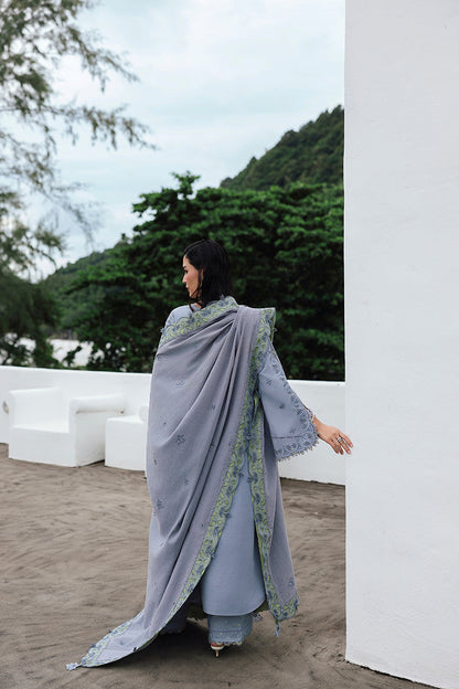 Qalamkar | Q Linen 25 | KL-13 SAAHIL - Pakistani Designer Dress - by Qalamkar - Type : Ladies Clothes - 100% Original at Saira Sultan