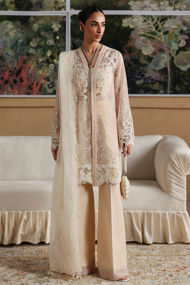 Qalamkar | Luxury Pret 25 | LP-03 JEENA by Qalamkar - Designer Dress - Type : Ladies Clothes - Available at Saira Sultan - 100% Original 