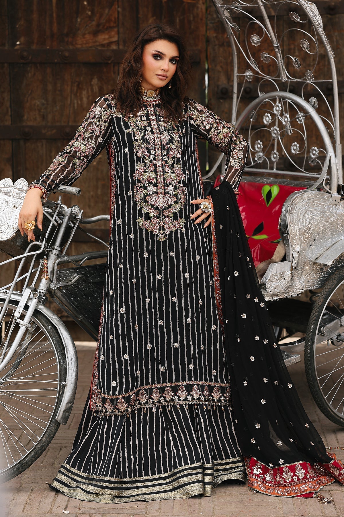 Charizma | Vasal Chiffon 25 | VSL25-26 F - Pakistani Designer Dress - by Charizma - Type : Ladies Clothes - 100% Original at Saira Sultan