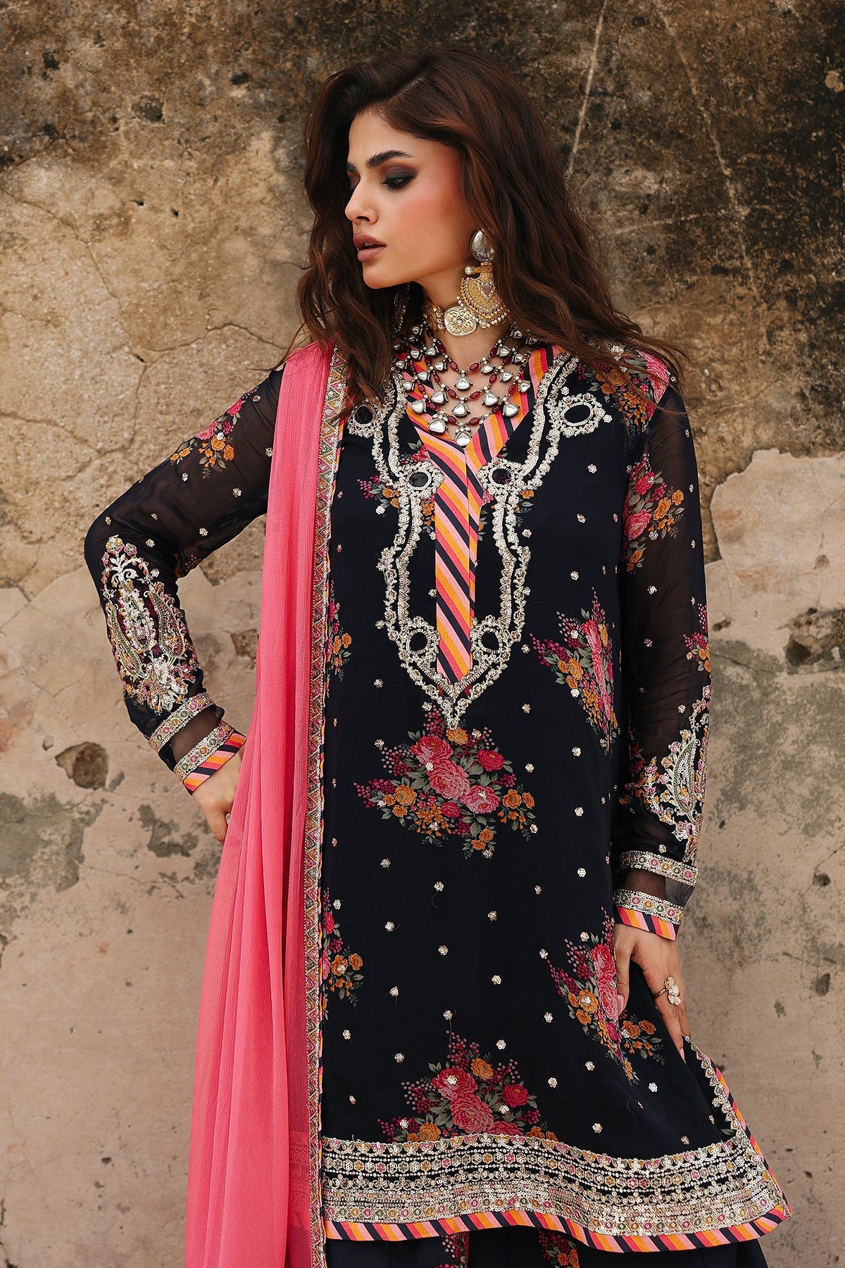 Charizma | Vasal Chiffon 25 | VSL25-29 B - Pakistani Designer Dress - by Charizma - Type : Ladies Clothes - 100% Original at Saira Sultan