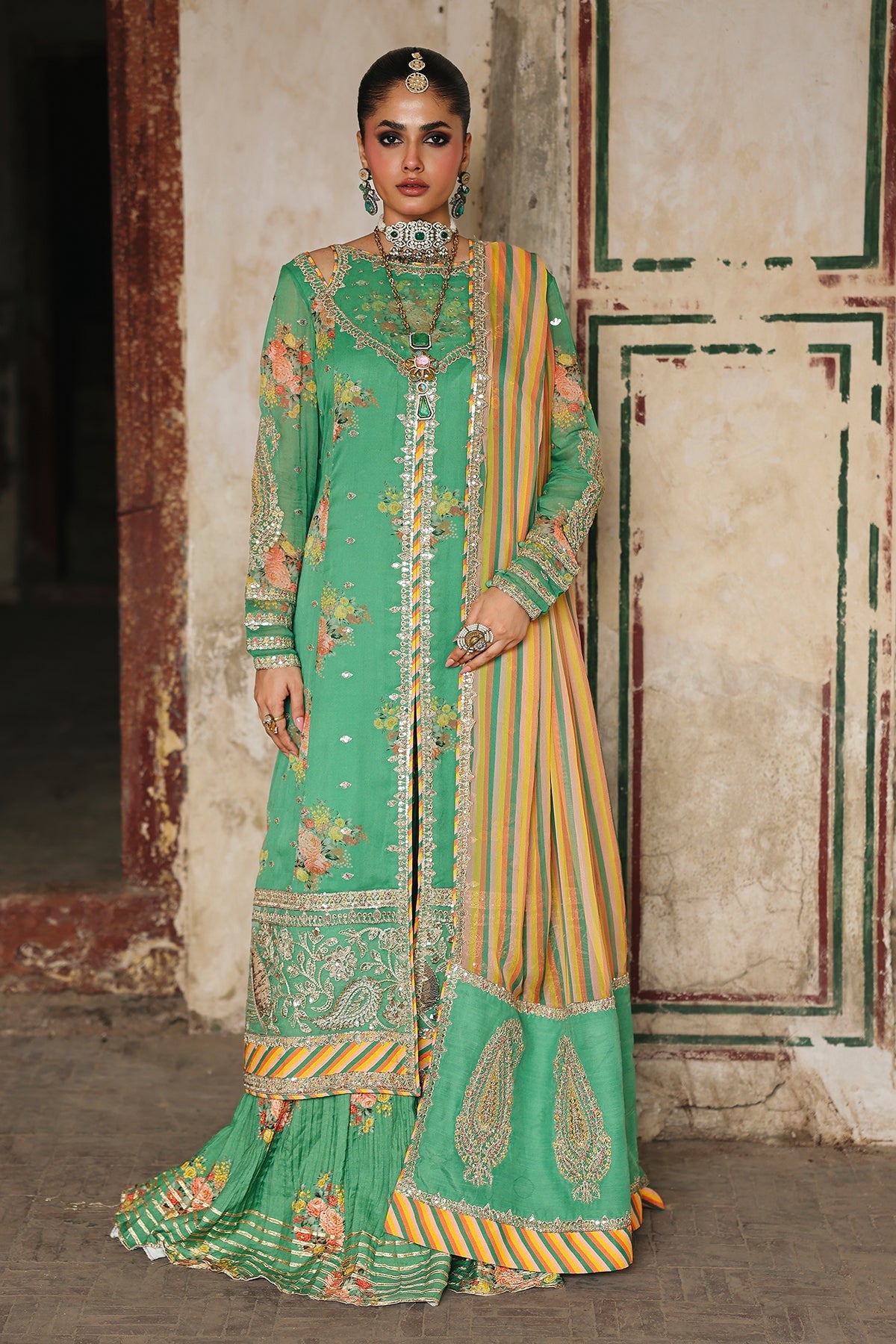 Charizma | Vasal Chiffon 25 | VSL25-28 A - Pakistani Designer Dress - by Charizma - Type : Ladies Clothes - 100% Original at Saira Sultan