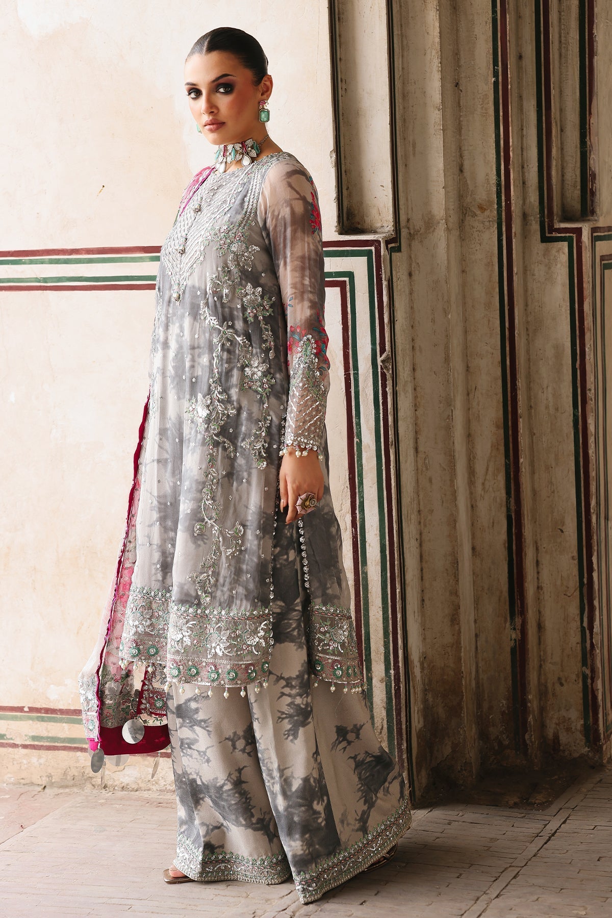 Charizma | Vasal Chiffon 25 | VSL25-27 F - Pakistani Designer Dress - by Charizma - Type : Ladies Clothes - 100% Original at Saira Sultan