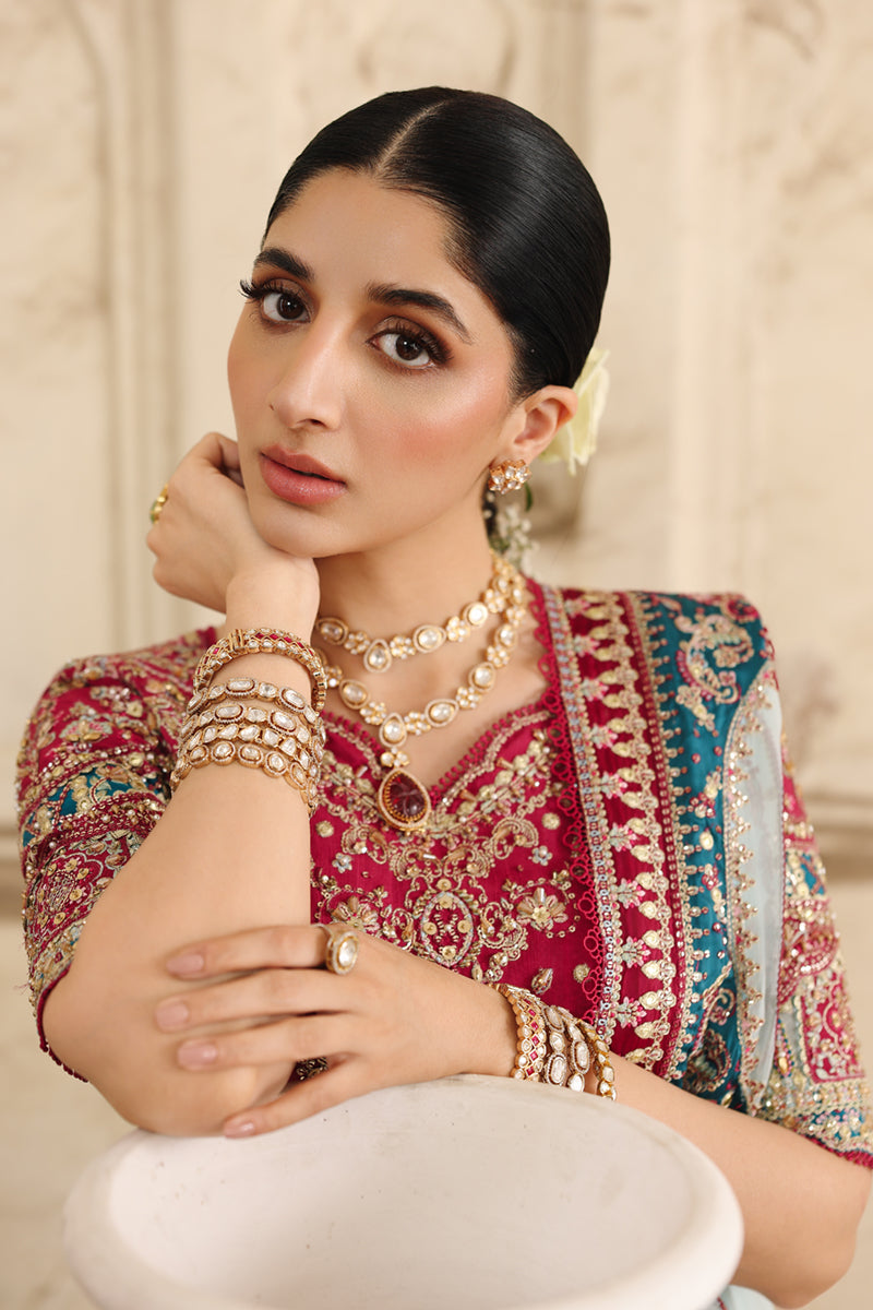 Qalamkar | Shadmaani Formals 25 | RH-08 LAYLA by Qalamkar - Designer Dress - Type : Ladies Clothes - Available at Saira Sultan - 100% Original 