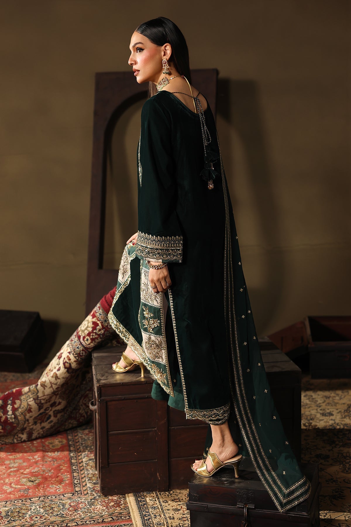 Charizma | Signora Velvet 25 | CVT5-05 by Charizma - Designer Dress  - Type : Ladies Clothes - Available at Saira Sultan - 100% Original 