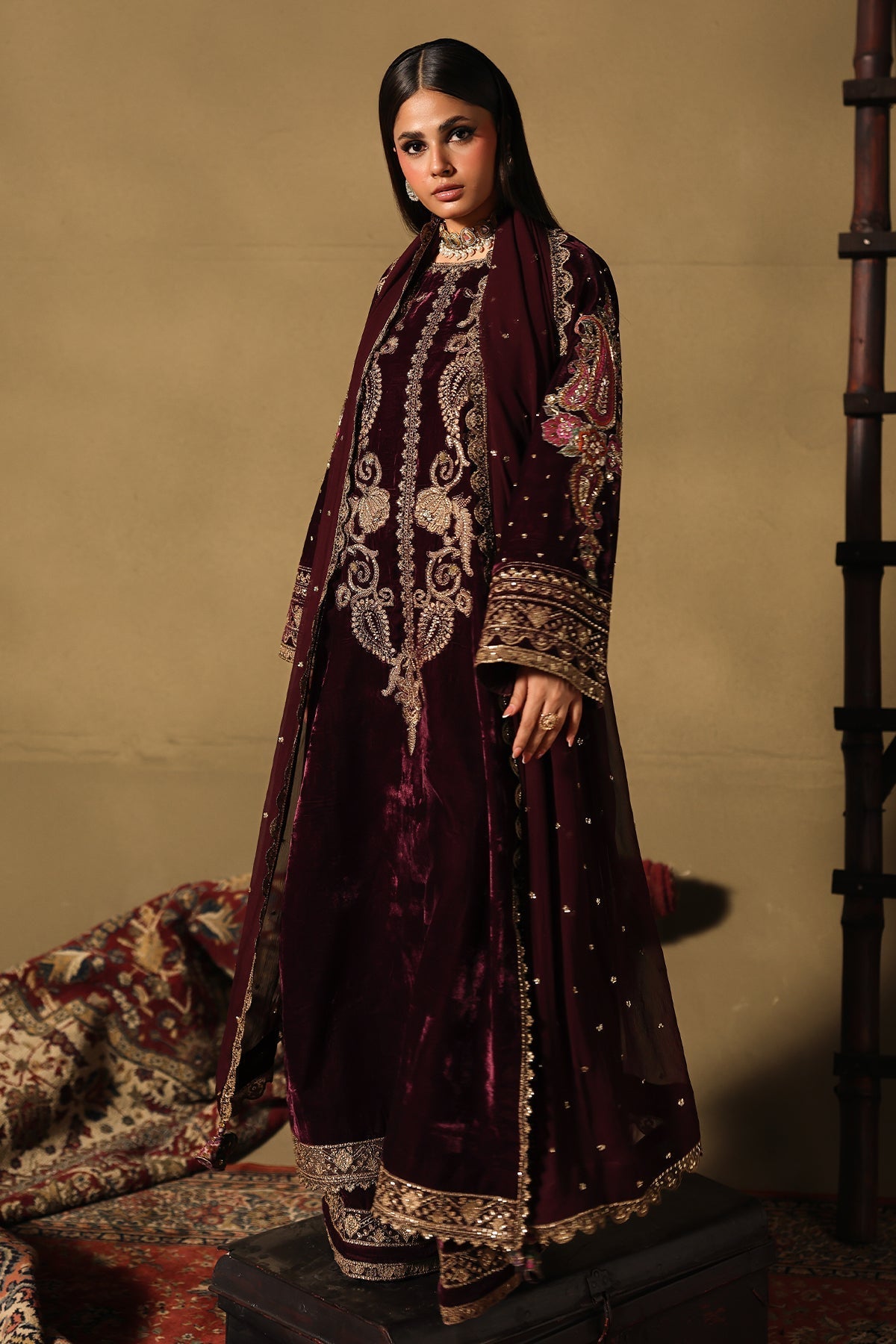 Charizma | Signora Velvet 25 | CVT5-06 by Charizma - Designer Dress  - Type : Ladies Clothes - Available at Saira Sultan - 100% Original 