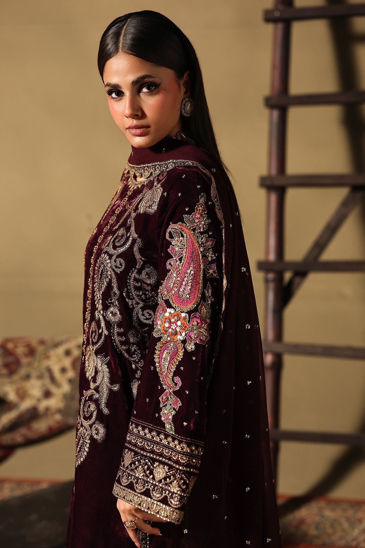 Charizma | Signora Velvet 25 | CVT5-06 by Charizma - Designer Dress  - Type : Ladies Clothes - Available at Saira Sultan - 100% Original 