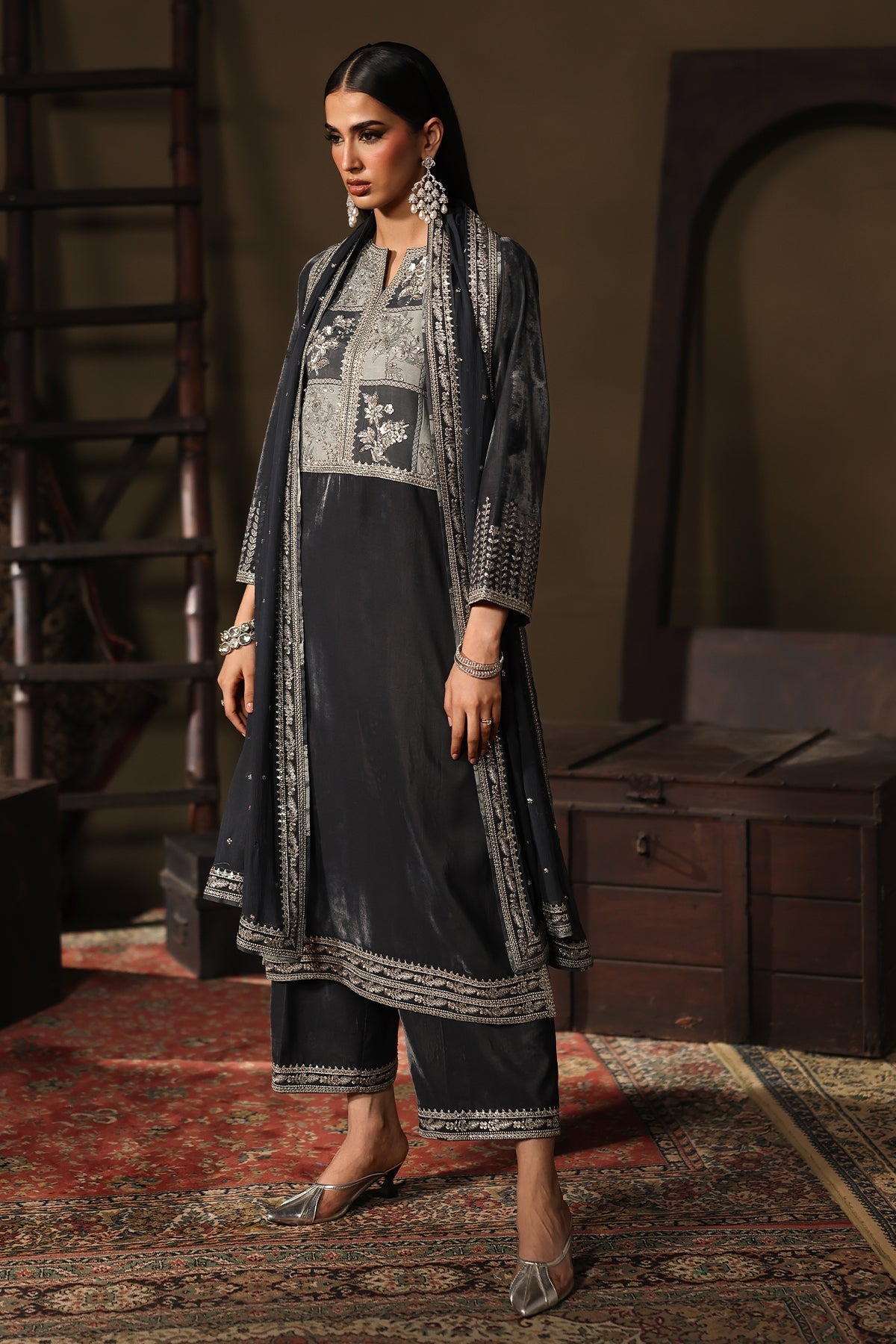Charizma | Signora Velvet 25 | CVT5-03 by Charizma - Designer Dress  - Type : Ladies Clothes - Available at Saira Sultan - 100% Original 