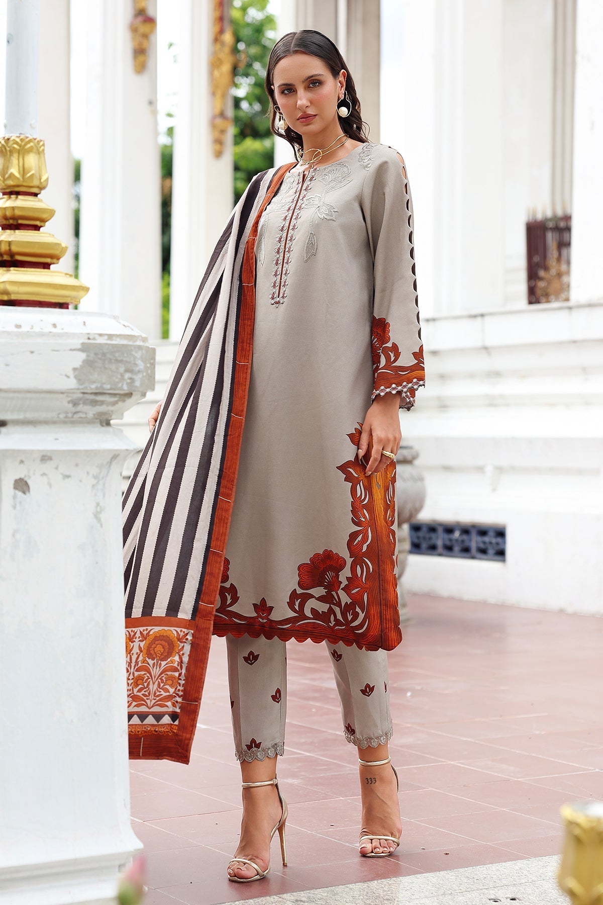 Charizma | Aniq Winter 2025 |  ANW6-05 - Pakistani Designer Dress - by Charzima - Type : Ladies Clothes - 100% Original at Saira Sultan