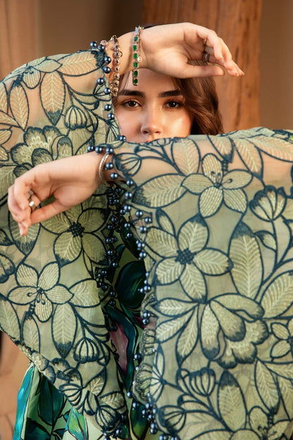 Maria B | M Prints 25 | MPT-2505-B M Tea Green Lawn