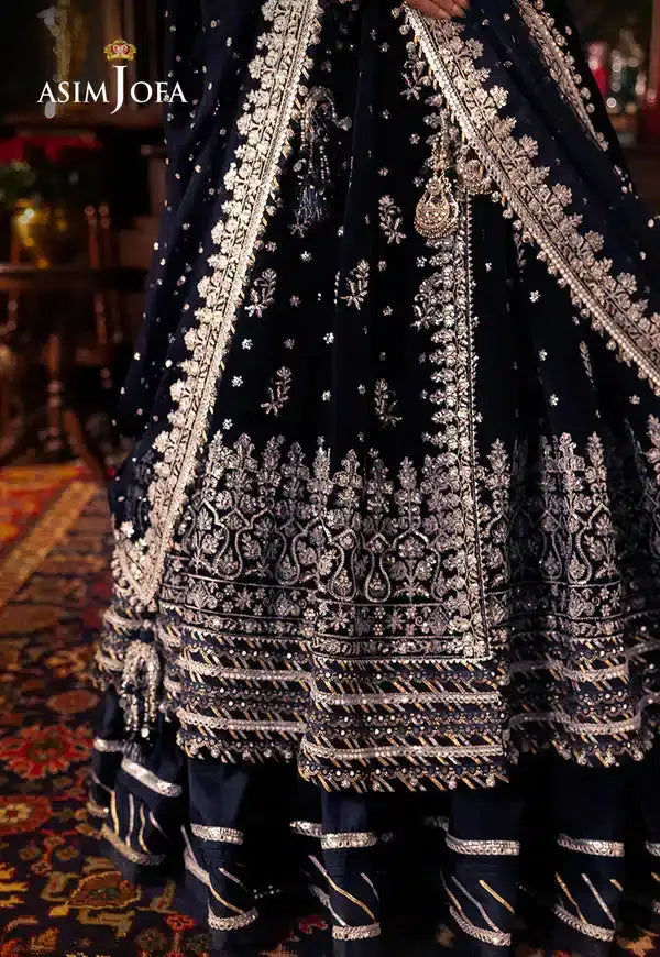 Asim Jofa | Makhmal Wedding Velvet 23 | AJMM-04 - Pakistani Designer Dress - by Asim Jofa | Type: Bridal - 100% Original at Saira Sultan