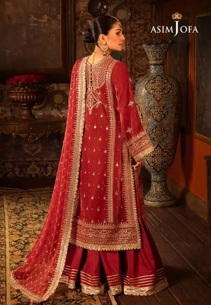 Asim Jofa | Makhmal Wedding Velvet 23 | AJMM-10 - Pakistani Designer Dress - by Asim Jofa | Type: Formal - 100% Original at Saira Sultan