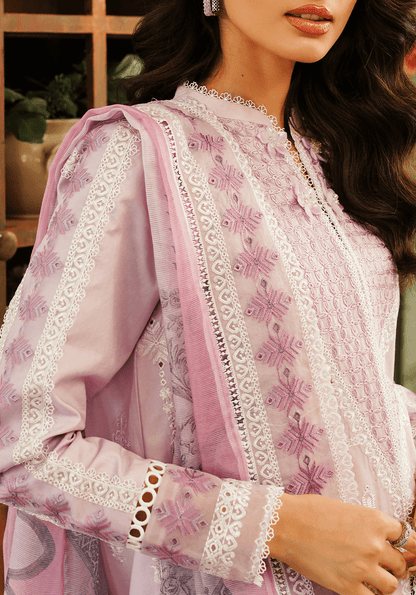 Zarqash | Tresor Luxury Lawn 24 | ZQT 001 FAYE - Pakistani Designer Dress - by Zarqash | Type: Luxury - 100% Original at Saira Sultan