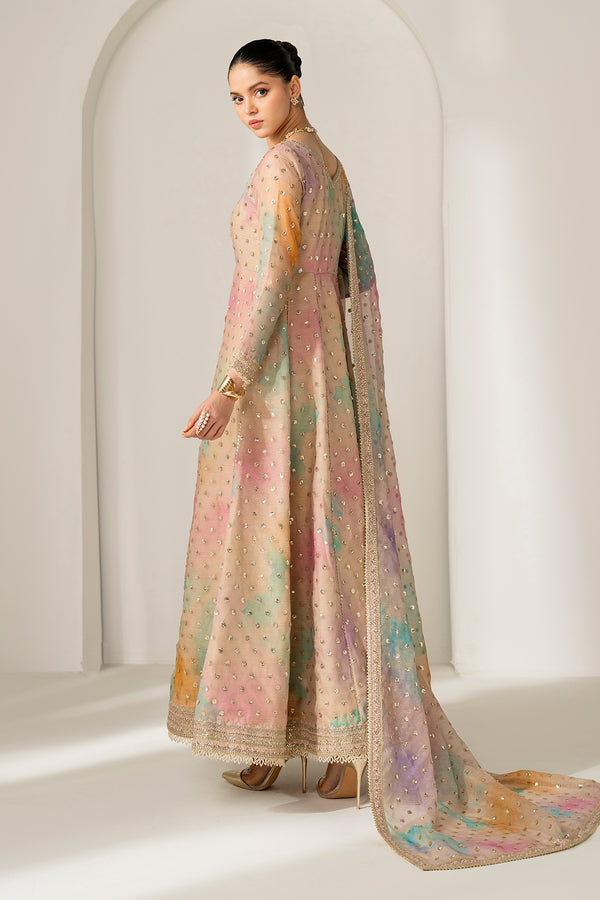 Baroque | Luxury Pret 25 | EMBROIDERED COTTON PATTI PR-1138 - Pakistani Designer Dress - by Baroque - Type : Ladies Clothes - 100% Original at Saira Sultan