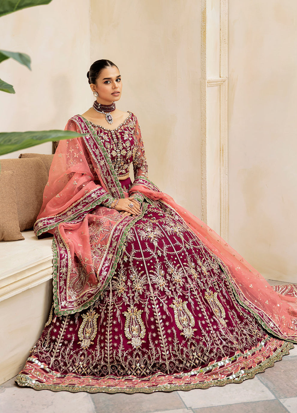 Gulaal | Wedding Formals | Ashmiza GL-WS-23V1-36 - Pakistani Designer Dress - by Gulaal | Type: Bridal - 100% Original at Saira Sultan