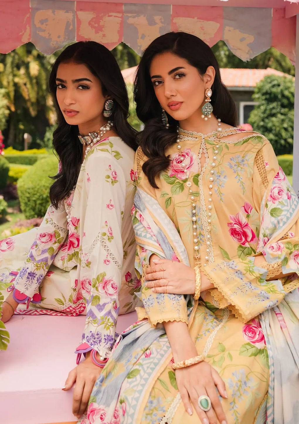 Elaf Premium | Printed Collection 24 | EEP-03A - Citrus Squad - Pakistani Designer Dress - by Elaf Premium | Type: Casuals - 100% Original at Saira Sultan