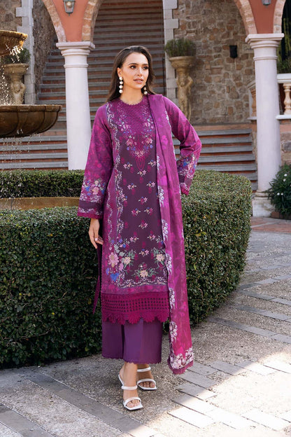 Afrozeh | Damask The Holiday Edit 25 | Eden B XS Plum Lawn