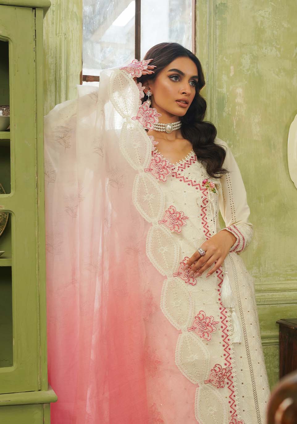 Zarqash | Tresor Luxury Lawn 24 | ZQT 006 IDA - Pakistani Designer Dress - by Zarqash | Type: Luxury - 100% Original at Saira Sultan