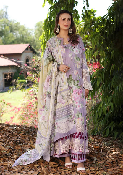 Elaf Premium | Prints Chikankari 24 | 03A LILAC LAMOUR - Pakistani Designer Dress - by Elaf Premium | Type: Luxury - 100% Original at Saira Sultan