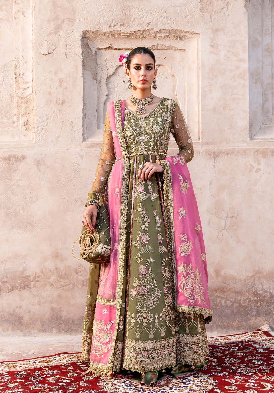Zarqash | Arzoo Festive Collection | Gulbahar - Pakistani Designer Dress - by Zarqash - Type : Ladies Clothes - 100% Original at Saira Sultan